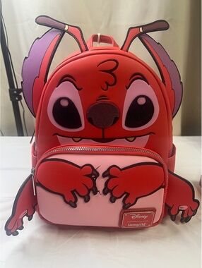 Loungefly Disney Lilo & Stitch Leroy Cosplay Mini Backpack - Rare Red Alien